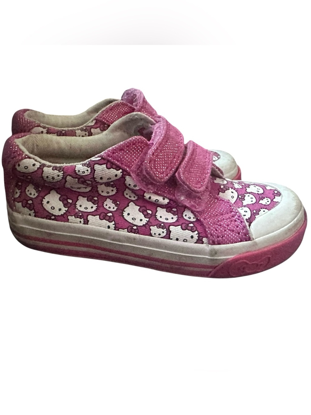 Keds Pink Glitter Hello Kitty Sneakers Toddler Size 6